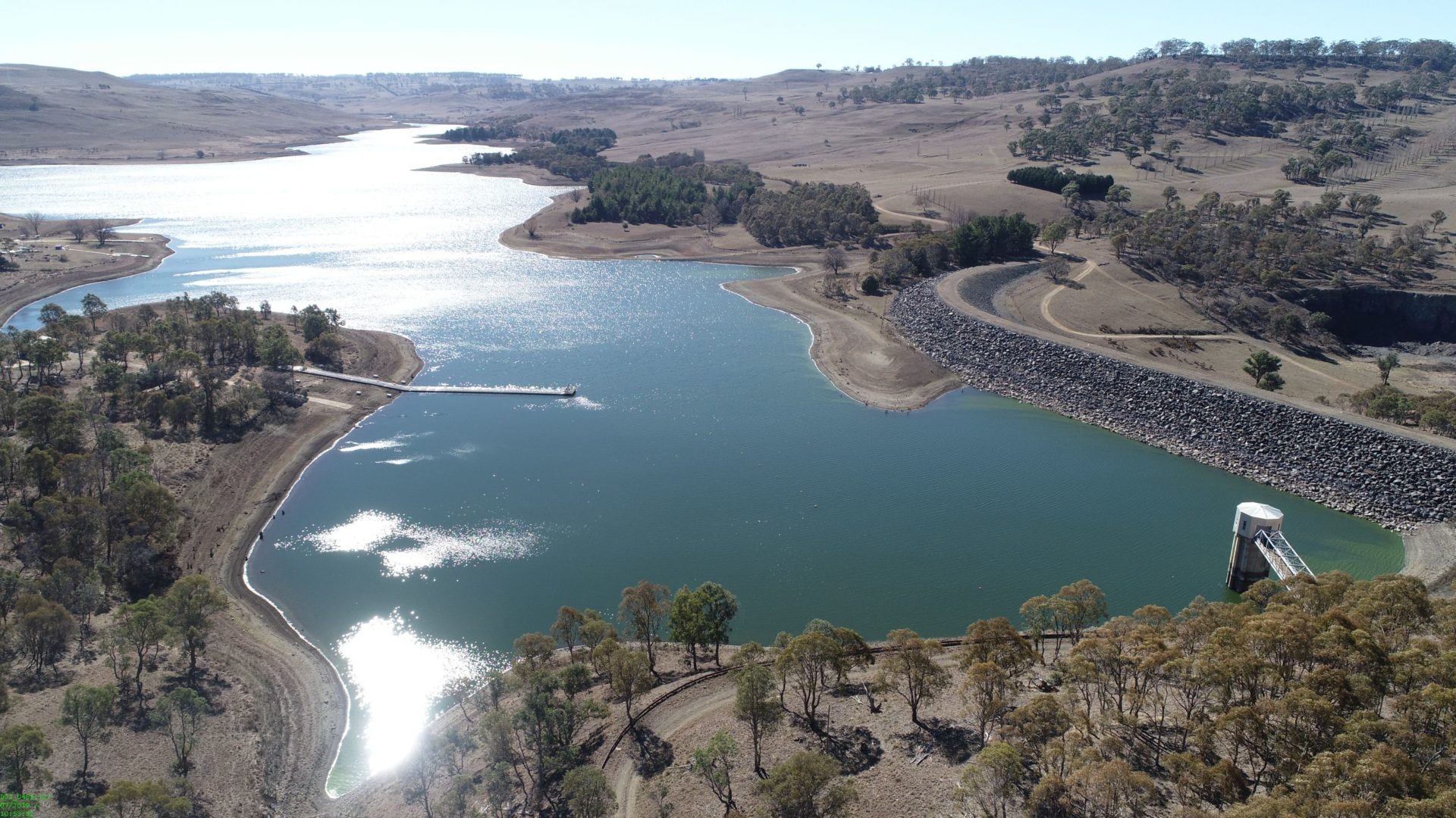 Malpas Dam July 2019