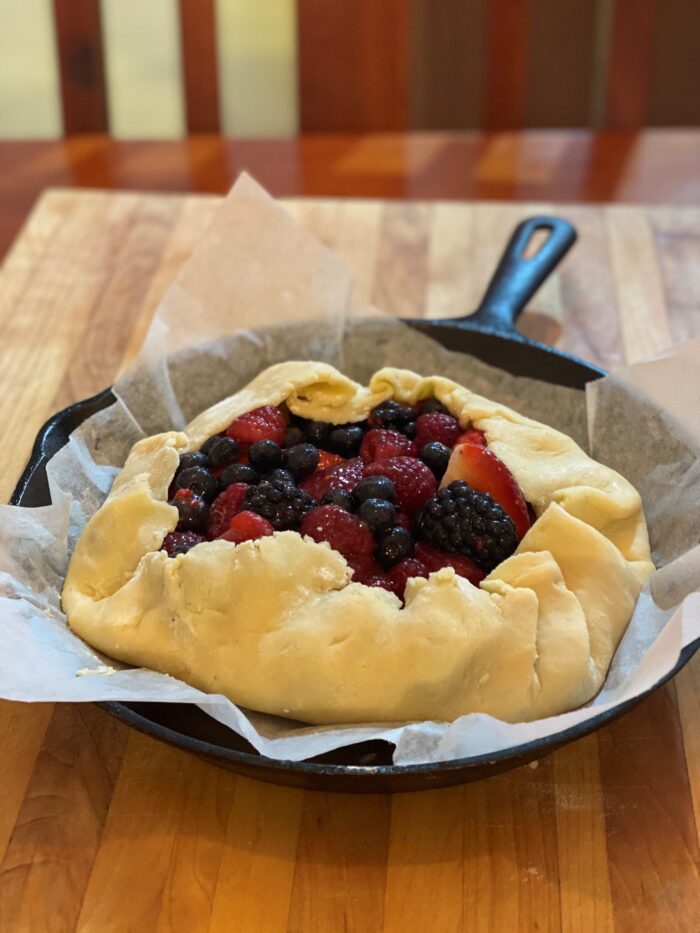 Mixed Berry Galette, UNE Life Functions & Catering Recipe