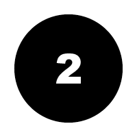 number 2 in a black circle