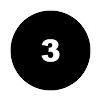 number 3 in a black circle